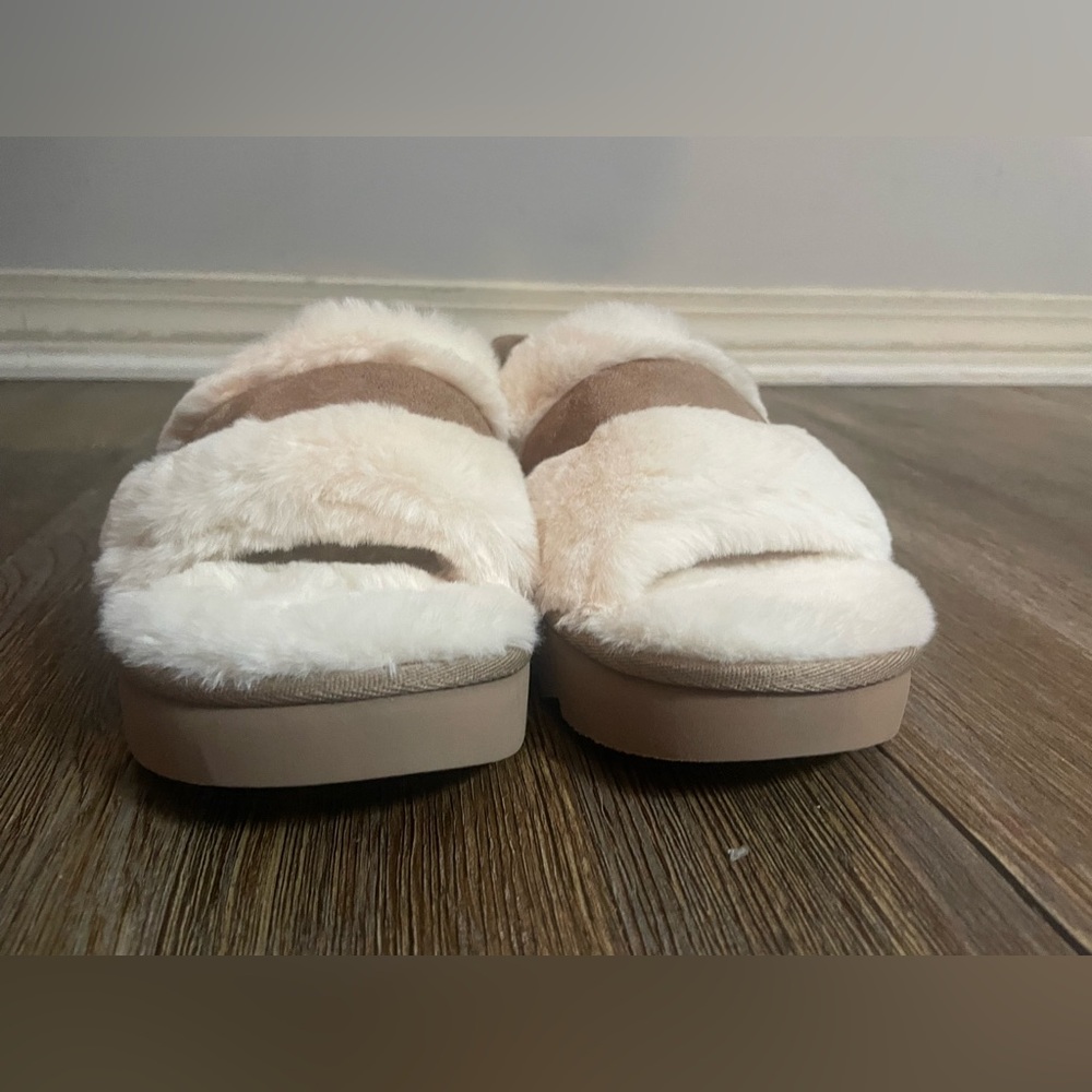 UGG Koolaburra Slides Sandals Women’s US 9 Adjustable Fuzz’d Out Comfort Buckle - Picture 10 of 13